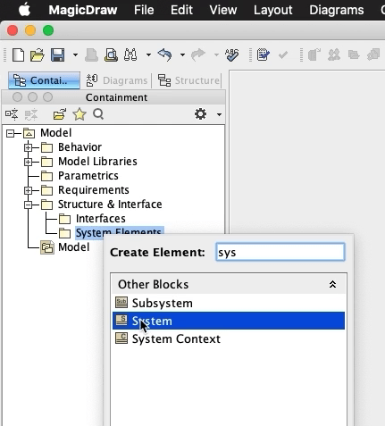 hierarchal structures system block